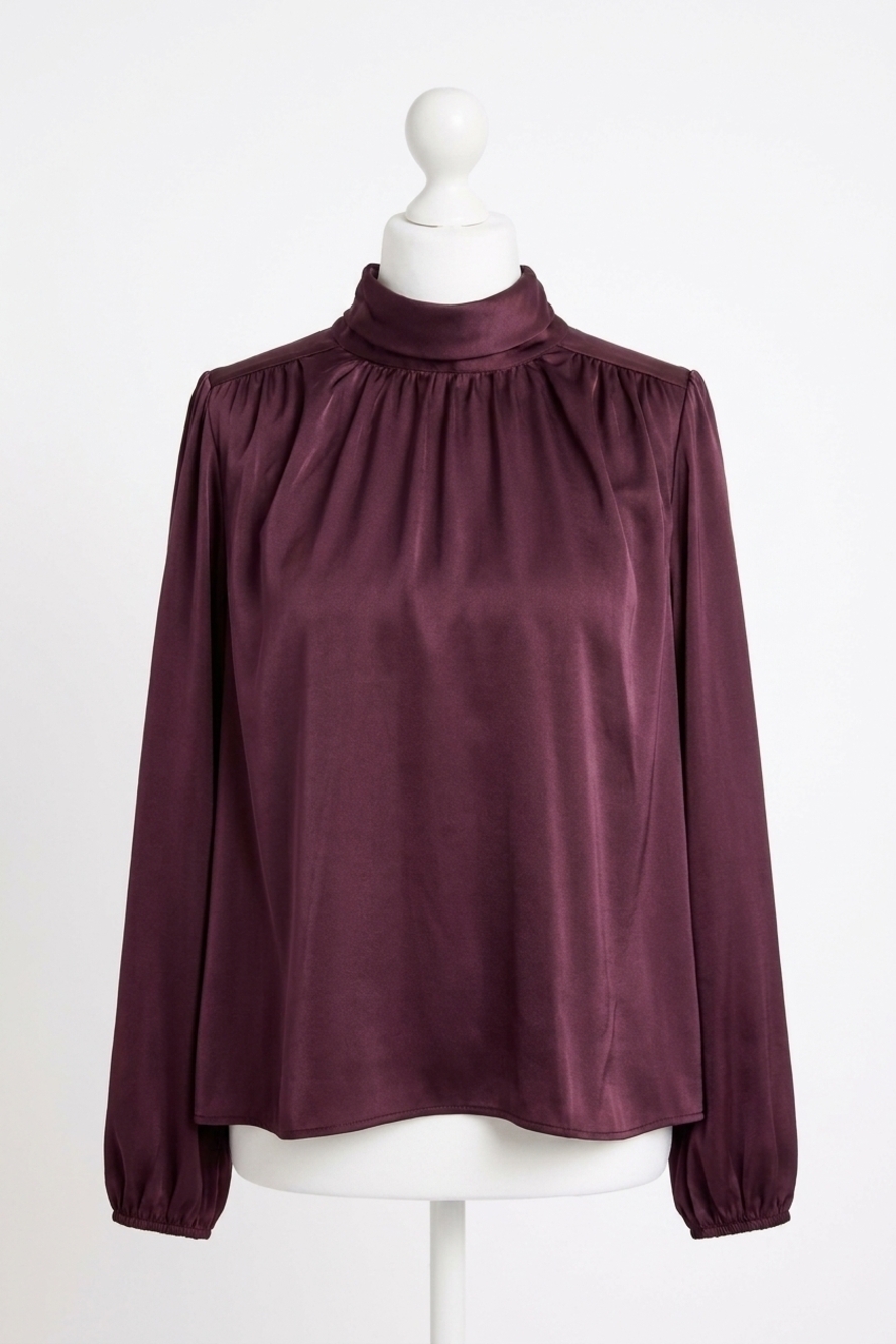 NEW CROSBY BY MOLLIE BURCH cosette blouse in rasin